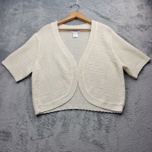 Vicki Wayne Womens Bolero Dress Cardigan Sweater Size XL FLAWED